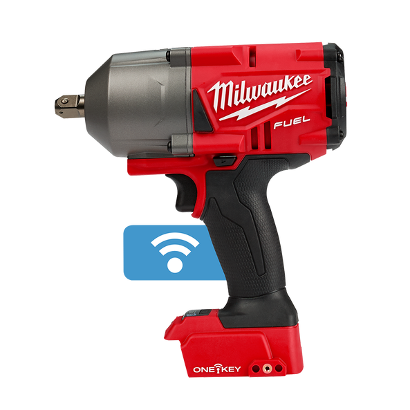 Milwaukee M18 FUEL™ ONE-KEY™ 1/2" High Torque Impact Wrench with Pin Detent (Tool Only) - M18ONEFHIWP12-0 - Available at Power Tool Specialists, Carlton, Victoria, Australia.