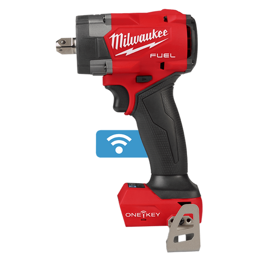 Milwaukee M18 FUEL™ ONE-KEY™ 1/2" Controlled Torque Impact Wrench with Pin Detent (Tool Only) - M18ONEFIW2PC120 - Available at Power Tool Specialists, Carlton, Victoria, Australia.