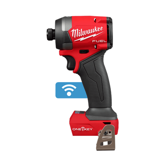 Milwaukee M18 FUEL™ ONE-KEY™ 1/4" Hex Impact Driver (Tool Only) - M18ONEID30 - Available at Power Tool Specialists, Carlton, Victoria, Australia.