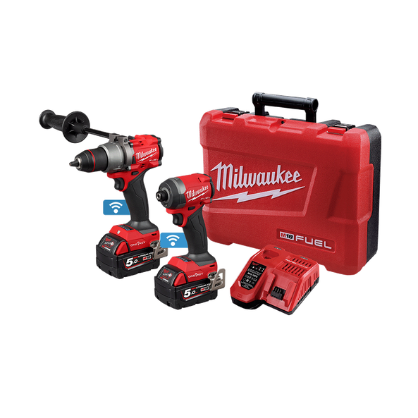 Milwaukee M18 FUEL™ ONE-KEY™ 2 Piece Power Pack 2A3 - M18ONEPP2A3502C - Available at Power Tool Specialists, Carlton, Victoria, Australia.