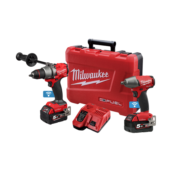 Milwaukee M18 FUEL™ ONE-KEY™ 2 Piece Power Pack 2B3 - M18ONEPP2B3502C - Available at Power Tool Specialists, Carlton, Victoria, Australia.