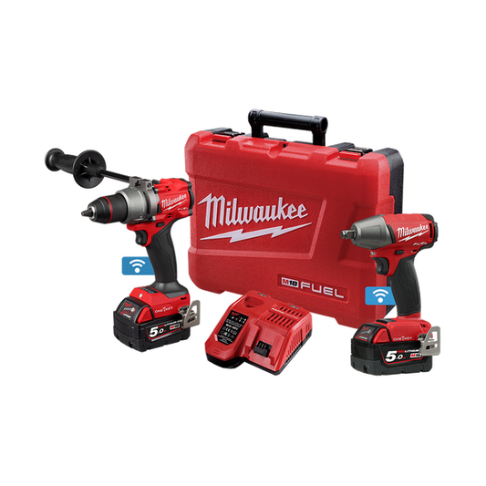 Milwaukee M18 FUEL™ ONE-KEY™ 2 Piece Power Pack 2B3 - M18ONEPP2B3502C - Available at Power Tool Specialists, Carlton, Victoria, Australia.