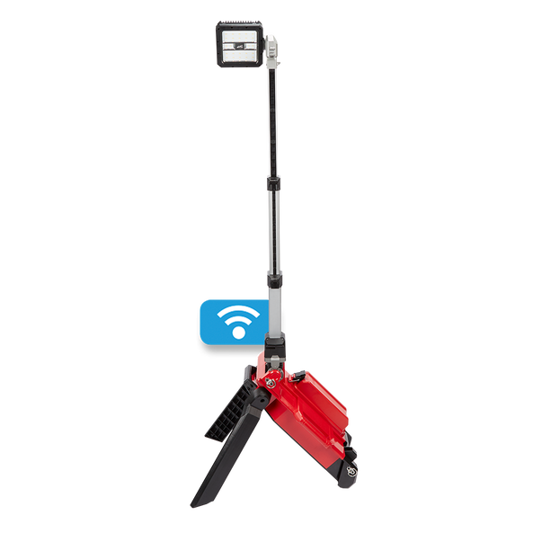 Milwaukee M18™ LED Remote Stand Light w/ ONE-KEY™ (Tool Only) - M18ONERSAL-0 - Available at Power Tool Specialists, Carlton, Victoria, Australia.