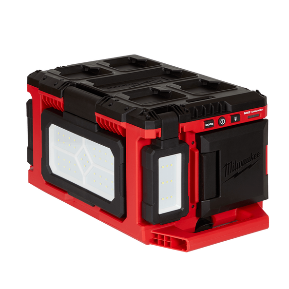 Milwaukee M18™ PACKOUT™ Area Light Charger (Tool Only) - M18POALC-0 - Available at Power Tool Specialists, Carlton, Victoria, Australia.
