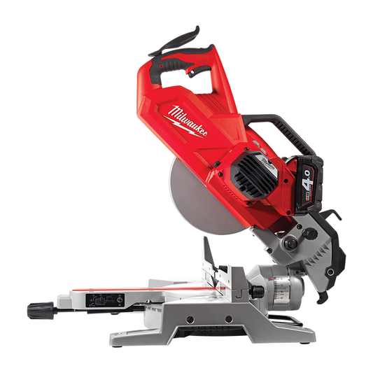 Milwaukee M18™ 216mm Slide Mitre Saw (Tool Only) - M18SMS216-0 - Available at Power Tool Specialists, Carlton, Victoria, Australia.