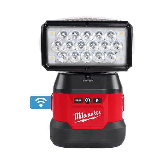 Milwaukee M18™ Utility Remote Spot Light w/ ONE-KEY™ (Tool Only) - M18URSL0 - Available at Power Tool Specialists, Carlton, Victoria, Australia.