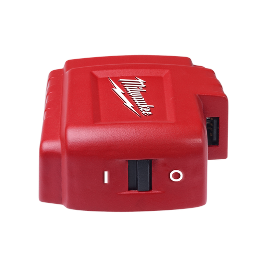 Milwaukee M18™ Power Source & Heated Jacket Adaptor 2.1amp - M18USBPSHJ2 - Available at Power Tool Specialists, Carlton, Victoria, Australia.