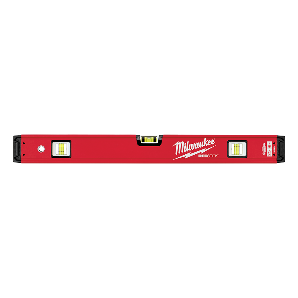 Milwaukee Redstick Box Level 600mm (24") - MLBX24 - Available at Power Tool Specialists, Carlton, Victoria, Australia.