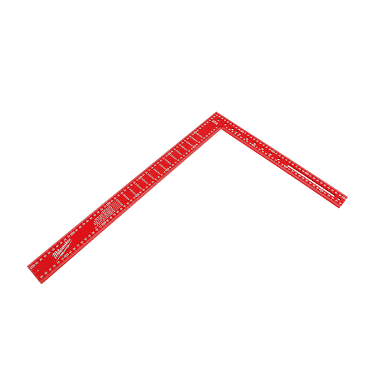 Milwaukee 400x 600mm Aluminum Framing Square - MLSQ124 - Available at Power Tool Specialists, Carlton, Victoria, Australia.