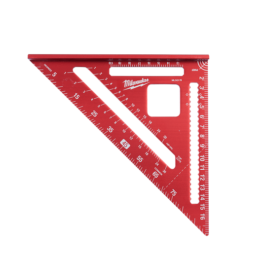 Milwaukee 180mm Metric Rafter Square - MLSQ170 - Available at Power Tool Specialists, Carlton, Victoria, Australia.