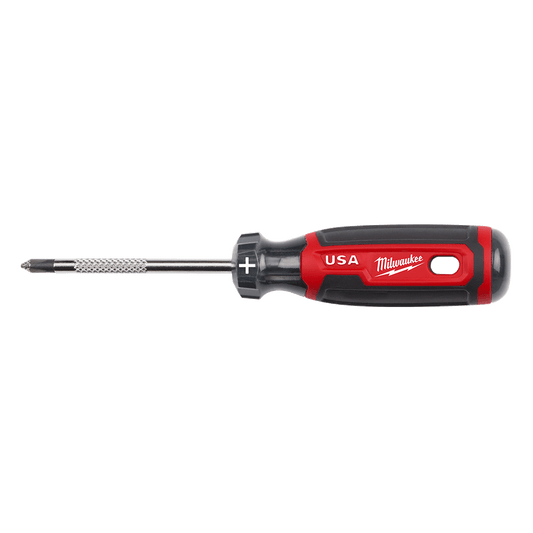 Milwaukee USA Made Cushion Grip Phillips #1 x 3" Screwdriver From 6PCE - MT201 - Available at Power Tool Specialists, Carlton, Victoria, Australia.