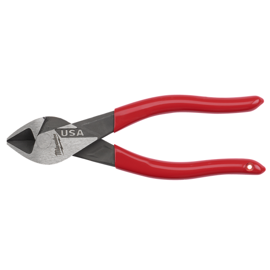 Milwaukee USA Made Dipped Grip 6" Diagonal Pliers - MT506 - Available at Power Tool Specialists, Carlton, Victoria, Australia.