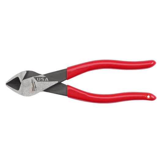 Milwaukee USA Made Dipped Grip 7" Diagonal Pliers - MT507 - Available at Power Tool Specialists, Carlton, Victoria, Australia.