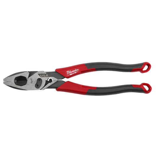 Milwaukee USA Made Comfort Grip Lineman's Pliers w/Crimper - MT550C - Available at Power Tool Specialists, Carlton, Victoria, Australia.
