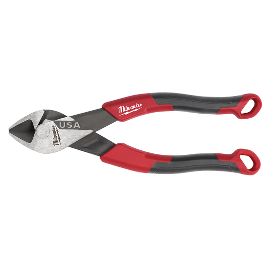 Milwaukee USA Made Comfort Grip 6" Diagonal Pliers - MT556 - Available at Power Tool Specialists, Carlton, Victoria, Australia.