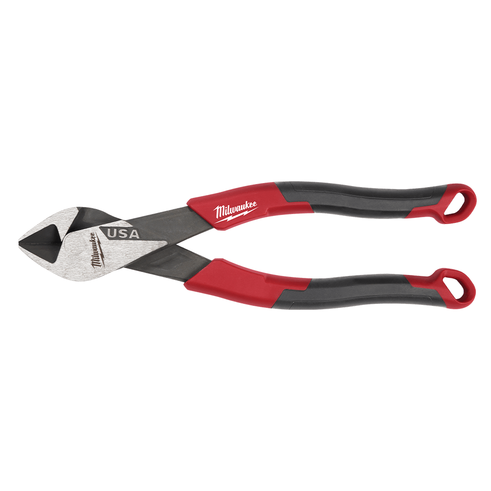 Milwaukee USA Made Comfort Grip 7" Diagonal Pliers - MT557 - Available at Power Tool Specialists, Carlton, Victoria, Australia.