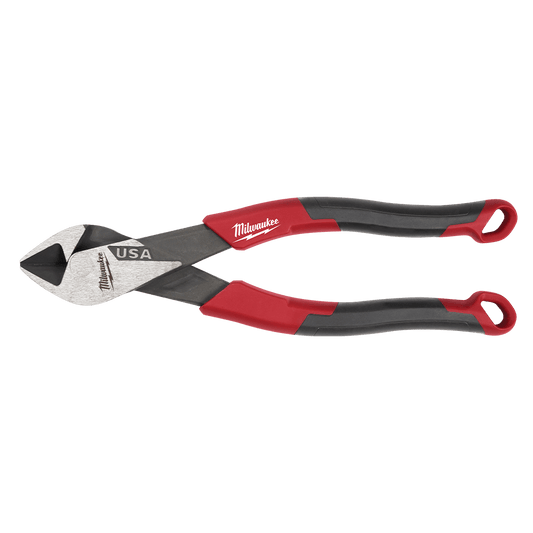 Milwaukee USA Made Comfort Grip 7" Diagonal Pliers - MT557 - Available at Power Tool Specialists, Carlton, Victoria, Australia.