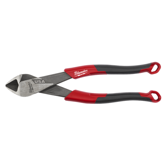 Milwaukee USA Made Comfort Grip 8" Diagonal Pliers - MT558 - Available at Power Tool Specialists, Carlton, Victoria, Australia.