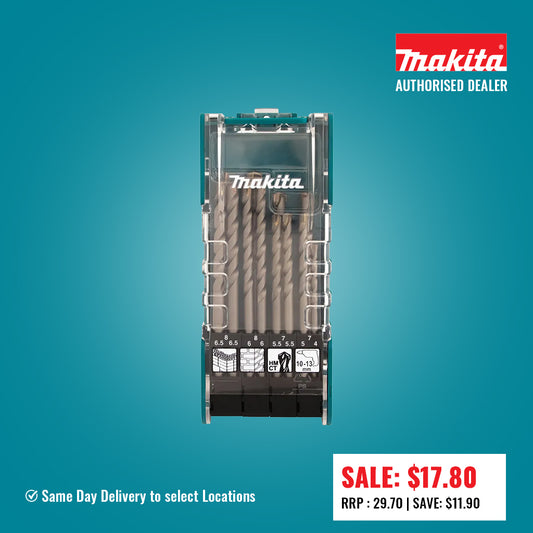 Makita 12 Piece Masonry Percussion TCT Drill Bit Set D-73483