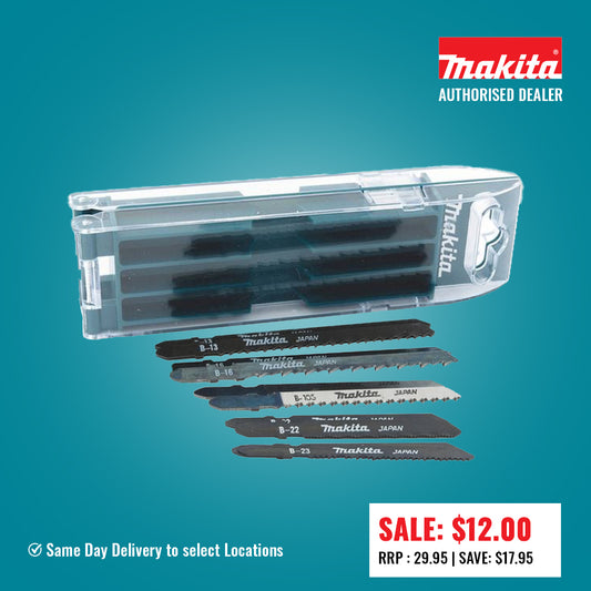 Makita 10 Piece Jigsaw Blade Combination Set B-44410 FREE SHIPPING (backorder ETA end June)