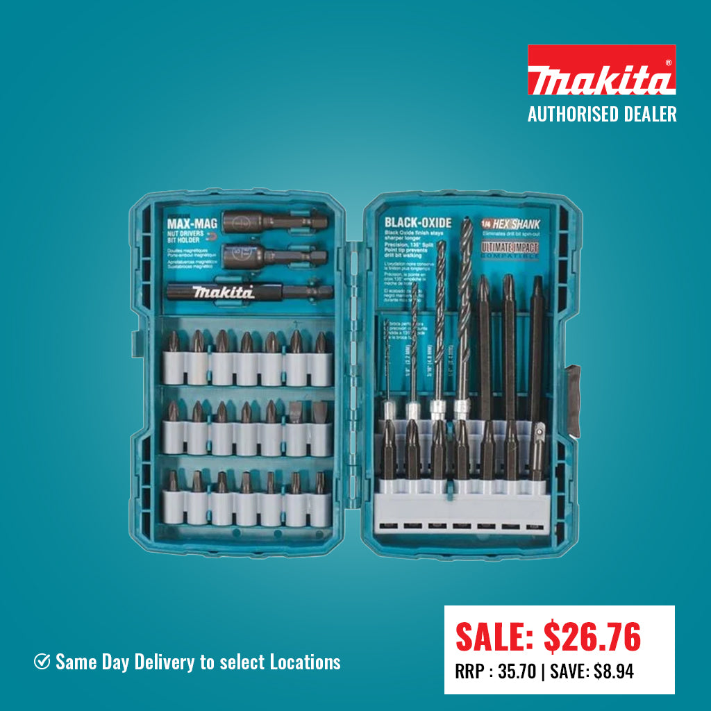Makita 38pce Impact Driver Bit Set T-01373