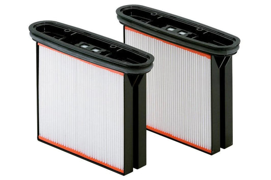 Metabo HEPA filter cassettes (2) polyester, dust class H (HEPA 14) 630326000