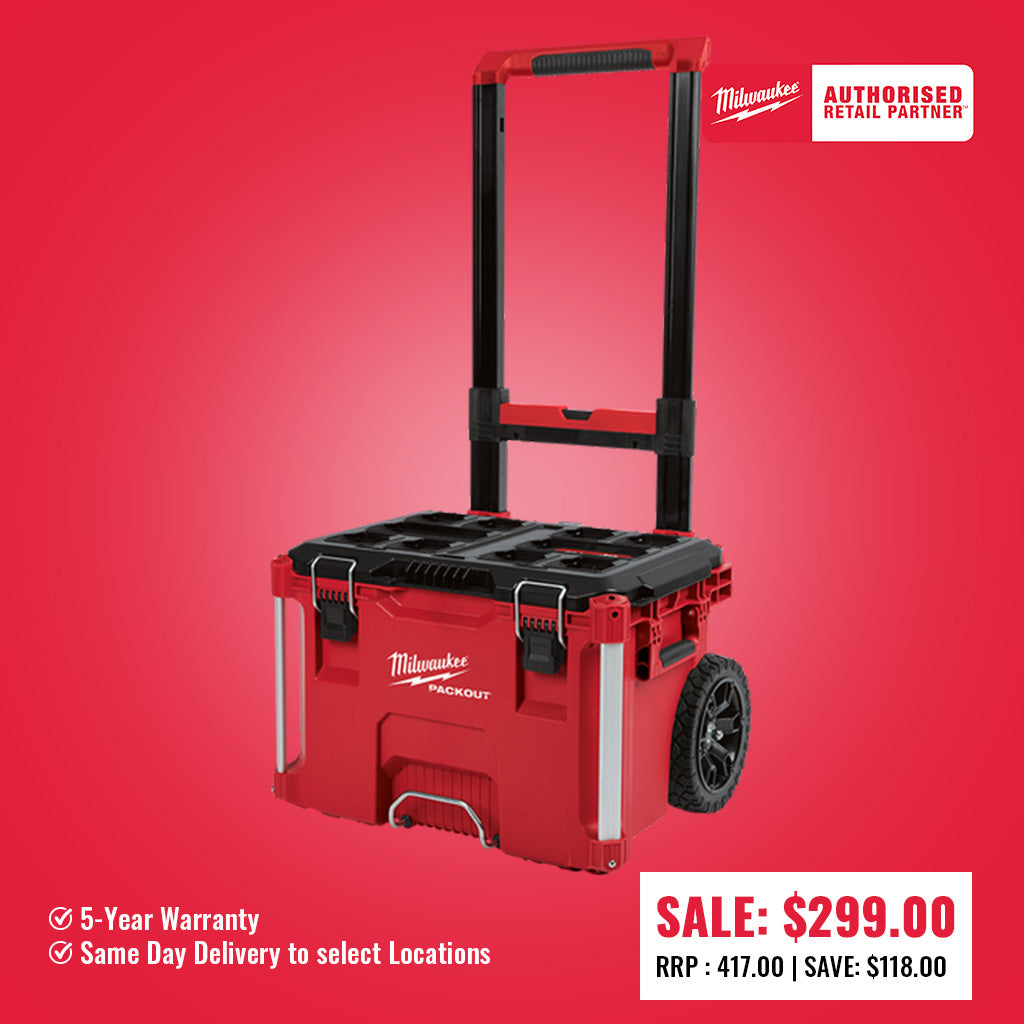 Milwaukee PACKOUT® Rolling Tool Box  - 48228426- CLEARANCE - FREE SHIPPING