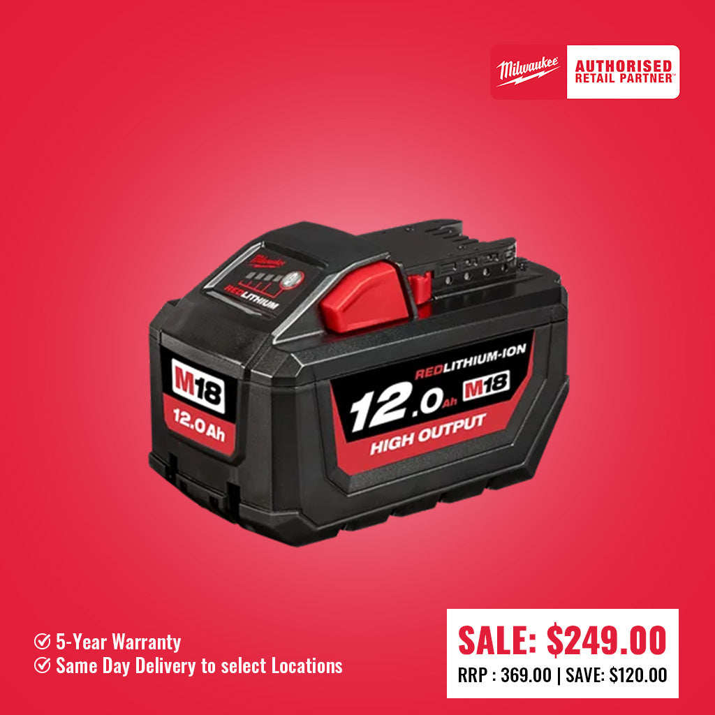 Milwaukee 12.0Ah High Output Battery M18HB12 (FREE SHIPPING)
