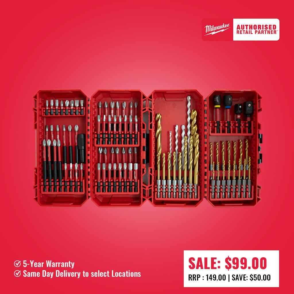 Milwaukee SHOCKWAVE™ 86Pc Drive Kit Comprehensive set - 48325105