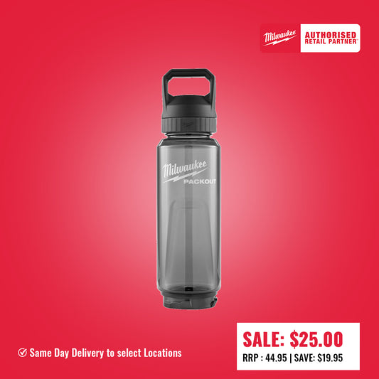 Milwaukee PACKOUT™ 1005ml (34oz) Plastic Bottle Black - 48228372B