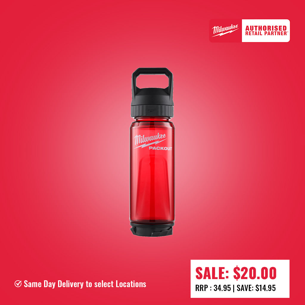 Milwaukee PACKOUT™ 740ml (25oz) Plastic Bottle Red - 48228371R
