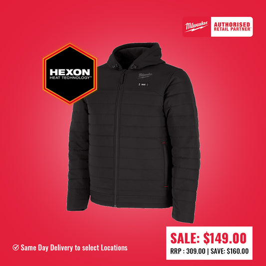 Milwaukee M12™ AXIS™ Heated Jacket Black M12AHJBLK0 (FREE SHIPPING)