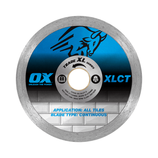 OX Trade XL Continuous Diamond Blade 125mm – Ceramic Tiles