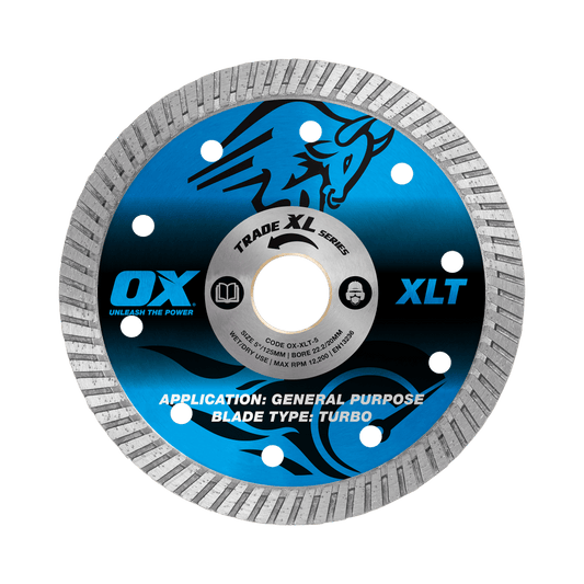 OX Trade XL Turbo Diamond Blade 125mm – General Purpose