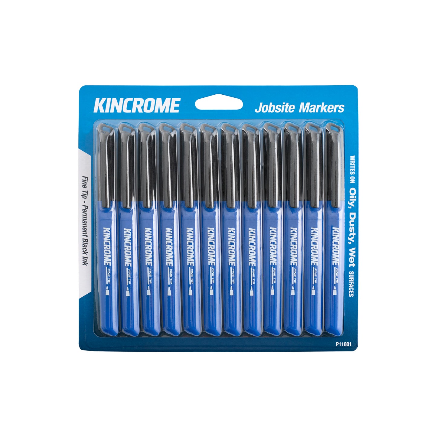 KINCROME Jobsite Markers Fine Tip 12pack