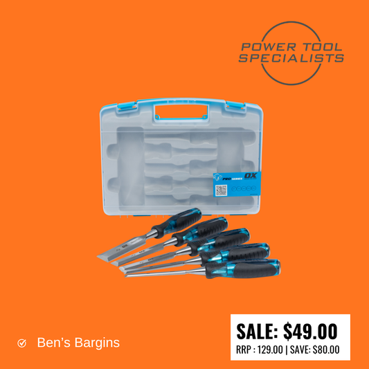 OX Wood Chisel Set 5 Piece OX-P370105