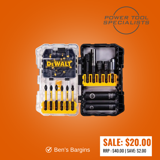 DEWALT Flextorq Impact Screwdriver Bit 35-Piece Set DWAFT35SET