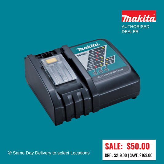 Makita 18 volt Rapid charger DC18RC (195589-2)