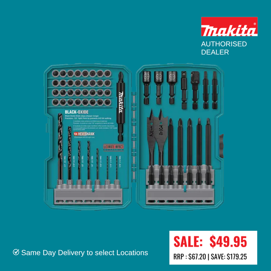 MAKITA 70 Piece Impact Screwdriver Bit & Drill Set ULTIMATE IMPACT T-01725