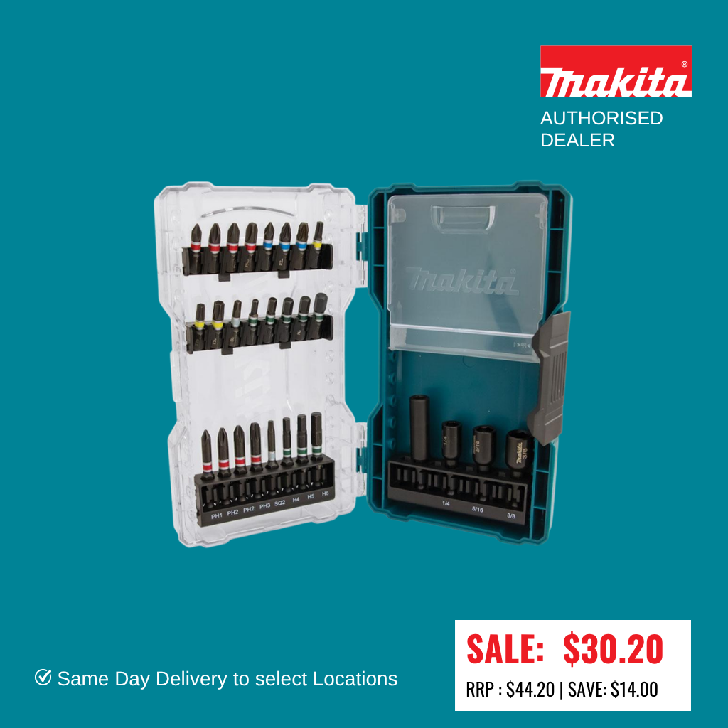 Makita 28pce Impact Driver Bit Set E-12625