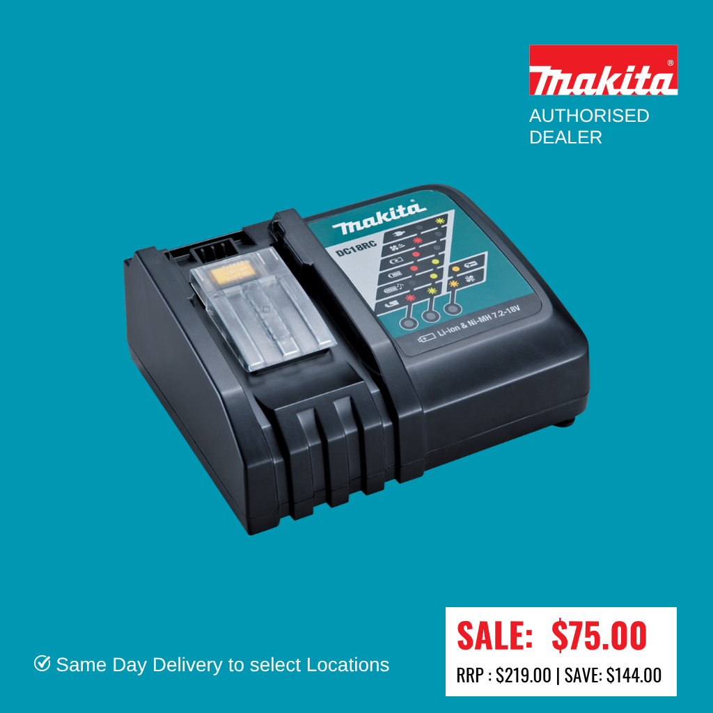 Makita 18 volt Rapid charger DC18RC (195589-2)