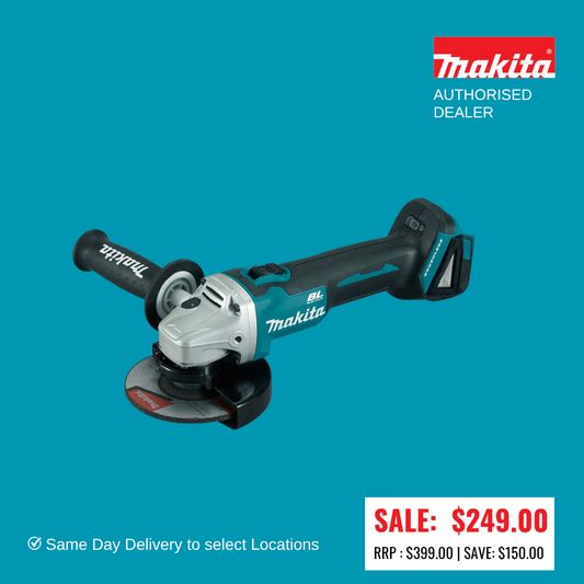 MAKITA 18V BRUSHLESS ANGLE GRINDER 125MM LI-ION DGA504Z