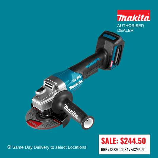 40V Max Brushless 125mm (5") Paddle Switch Angle Grinder GA013GZ (1/2 PRICE)
