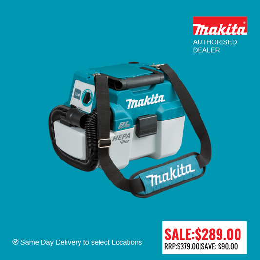 Makita 18V Brushless Wet/Dry Dust Extractor DVC750LZX1