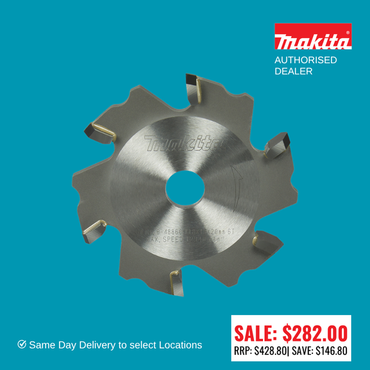 Makita Aluminium Grooving Tct Saw Blade 118 X 20 X 6T (CA5000)