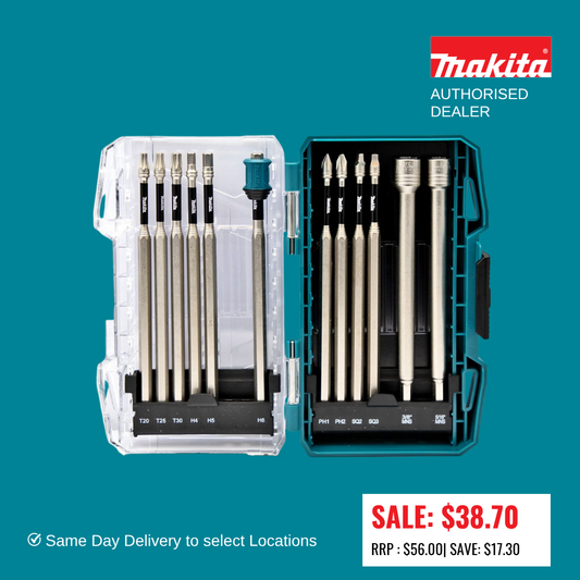 Makita 13pc impact bit set XPS 150mm long E-25074