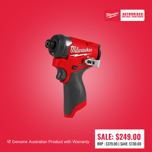 Milwaukee M12 FUEL™ 1/4" Hex Impact Driver (Tool Only) - M12FID20 (OUT OF BOX)