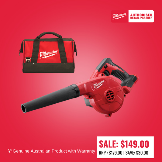 Milwaukee M18™ Compact Blower (Tool Only) - M18BBL-0 (Bonus Contractor Bag)