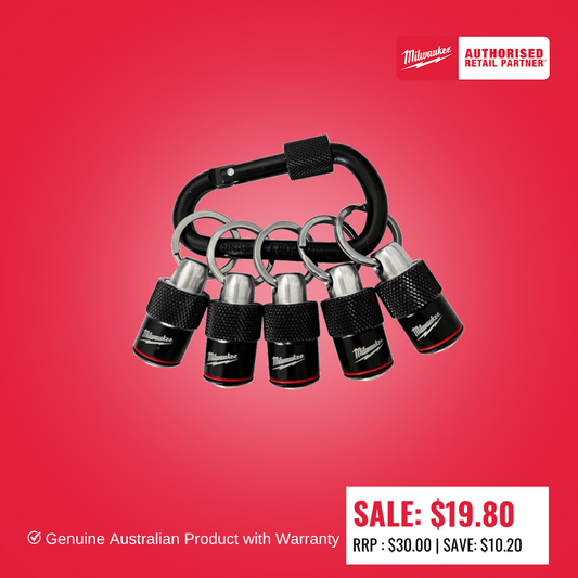 Milwaukee Quick Release Bit Holder w/ Carabiner 5PK 48324536