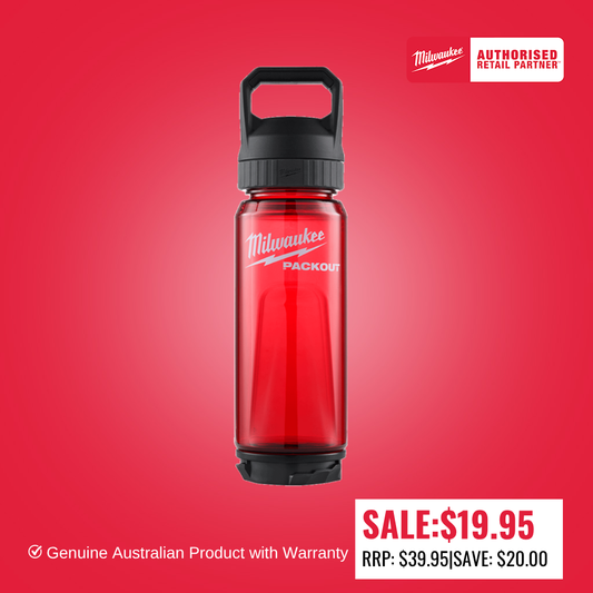 Milwaukee PACKOUT™ 740ml (25oz) Plastic Bottle Red - 48228371R